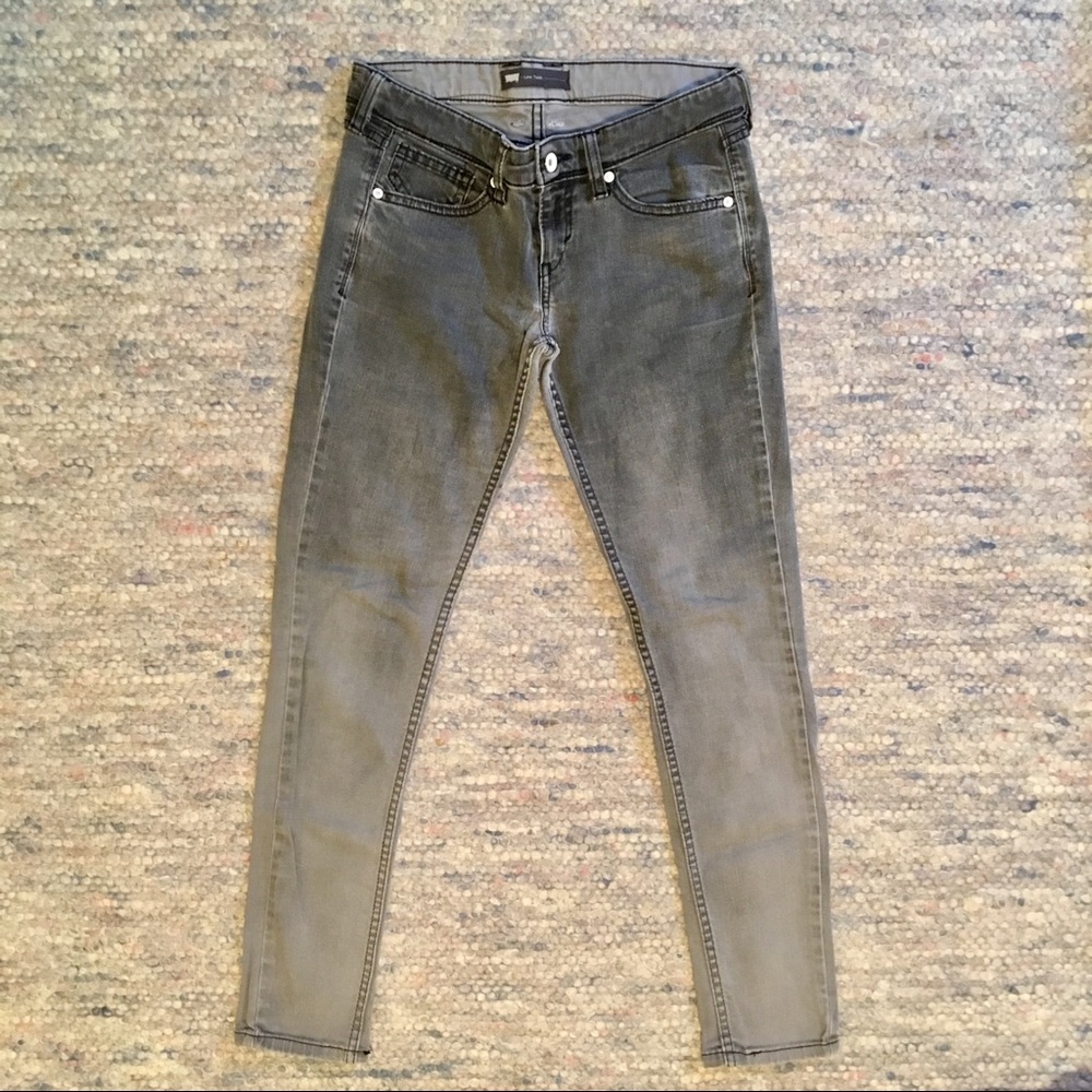 Levi’s Grey Ombré Low-rise Jeans